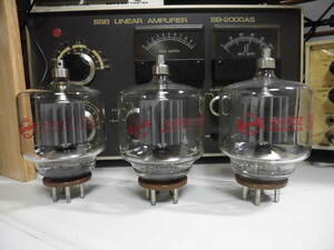 3-500Z Eimac 3 pcs set used Junk 