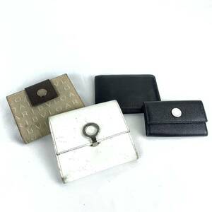 BVLGARI ブルガリ 財布 キーケース 4点セット 二つ折り ウォレット コインケース ロゴマニア ホワイト ブラック