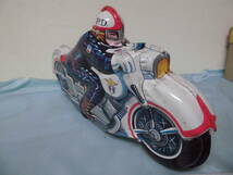 当時物　ブリキの大きいバイク　日本製_画像2