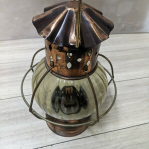 DECORATIVE OIL LAMP オイルランプ 昭和レトロ アンティーク 香港製の画像9