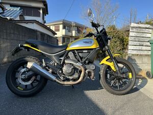 Ducati Scrambler 2015~ DeLight Slip-On Silencer スクランブラー　ディライト　スリップオン　マフラー　ステンレス+チタン