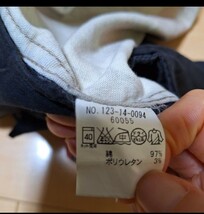 SHIPS 日本製 総柄 パンツ 綿 コットンパンツ ロングパンツ ミディアム_画像7