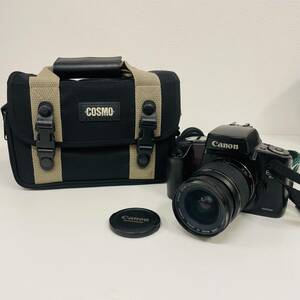 Canon　キャノン　EOS100　簡易動作確認　一眼レフ　フィルムカメラ　ULTRASONIC　LENS EF 28-80㎜　1：3.5-5.6　Ⅲ　ケース付【12023】