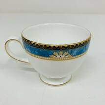 WEDGWOOD　ウェッジウッド　CURZON　カーゾン　CORNUCOPIA　コーヌコピア　カップ＆ソーサー　コーヒーカップ　2客セット　【0308-E】_画像3