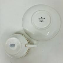 WEDGWOOD　ウェッジウッド　CURZON　カーゾン　CORNUCOPIA　コーヌコピア　カップ＆ソーサー　コーヒーカップ　2客セット　【0308-E】_画像9