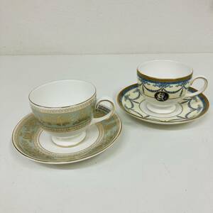 WEDGWOOD　ウェッジウッド　MADELEINE　マデリン　Colombia Sage Green　コロンビア セージグリーン　カップ＆ソーサー　【0308-C】