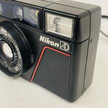 Nikon　ニコン　L35AD　ピカイチAD　コンパクトカメラ　ブラック　LENS　35mm 1:2.8　ソフトケース付　動作未確認【12201】_画像3