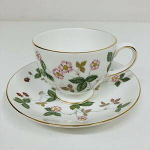 WEDGWOOD　ウェッジウッド　WILD STRAWBERRY　ワイルドストロベリー　コーヒーカップ　カップ＆ソーサー　洋食器　【0319-E】