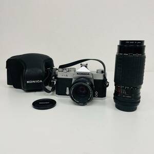 KONICA　コニカ　FTA　シルバー　HEXANON　ヘキサノン　52mm F1.8　空シャッター確認　SIGMA HIGH-SPEED　1：3.5-４　80-200㎜【12147】