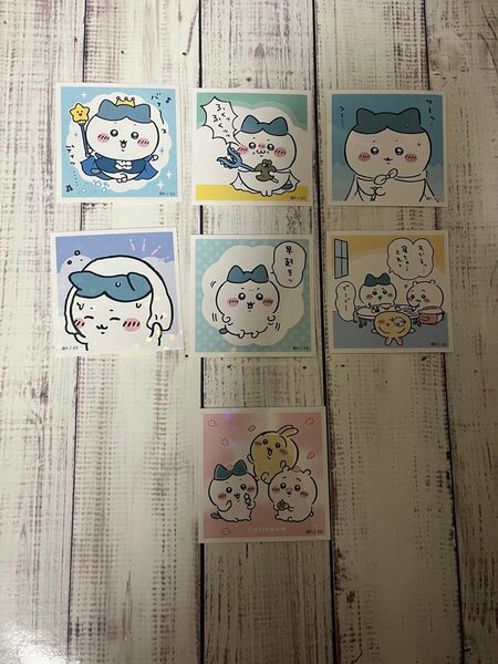 ちいかわ ハチワレ　あつめてシールガム3 シールのみ7枚