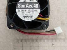 PC用　ファン　SanAce40 　コネクタあり 未使用品！ _画像4