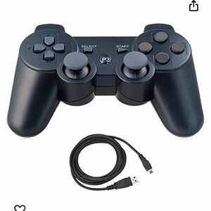 PS3 Bluetooth ゲームパッド USB ケーブル 振動機能 充電式 コントローラー ワイヤレスコントローラー 互換品