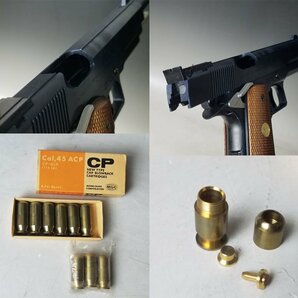 H649 当時物 樹脂製 モデルガン MGC COLT AUTOMATIC CALIBER.45 NATIONAL MATCH ウッドグリップ ケース付き 現状販売 ナショナルマッチの画像8