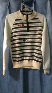  Munsingwear одежда Munsingwear вязаный женский половина Zip свитер футболка Golf одежда размер M Descente 