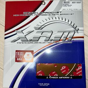 正規品／XAM その他のモデル A5511X X.A.M PREMIUM スプロケット 525 丁数：50T X.A.M バイク