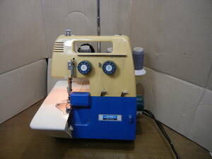 JUKI made 3ps.@ overlock sewing machine MO-203 type sewing machine speciality shop . complete service completed 