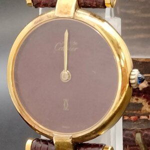 カルティエ Cartier 腕時計 不動品 18（ヴェルメイユ） レディース 3550607