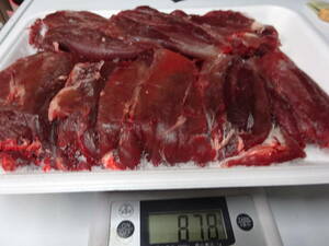 天然鹿肉　捕れたて　スネ肉　その他　８７８ｇ　　同梱可能