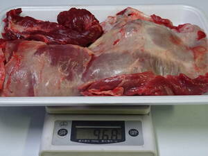 天然鹿肉　捕れたて　バラ肉　その他　９６８ｇ　　同梱可能