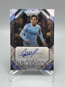 2023-24 Panini Prizm EPL Choice ダビド・シルバ David Silva 直筆サインカード Auto