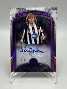 【99枚限定】2022-23 Topps Museum Collection パヴェル・ネドヴェド Pavel Nedved 直筆サインカード Auto Juventus