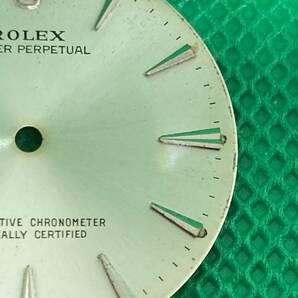 ジャンク ロレックス ROLEX オイスターパーペチュアル SINGER クサビインデックス ドルフィン針 セット 文字盤 1002 5500 トリチウムの画像5