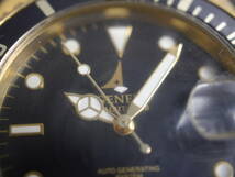 GENEVE YACHT CLUB ヨットクラブ AGS 3針 デイト 裏スケ 男性用 メンズ 腕時計 x252 稼働品_画像3