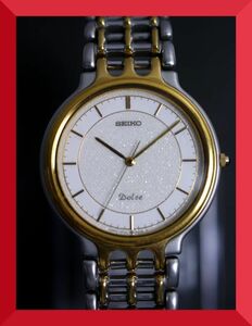 美品 セイコー SEIKO ドルチェ DOLCE クォーツ 3針 純正ベルト 5