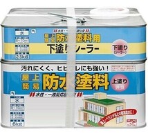 ニッペホームプロダクツ　水性屋上防水塗料セット　8.5kg　グリーン　お取り寄せ_画像1