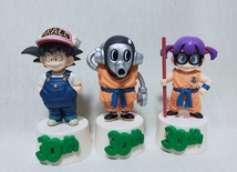 美品★一番くじ THANK YOU ドラゴンボール30th F賞 ゲストフィギュア 全3種 トリヤマロボ 悟空 アラレちゃん 正規品 ★鳥山明★_画像1