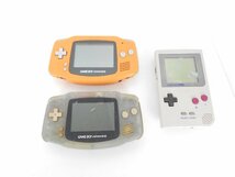 ○Nintendo ゲームボーイアドバイス AGB-001 オレンジ クリア 2個 / ゲームボーイポケット MGB-001 まとめ 本体のみ ジャンク GB_画像1