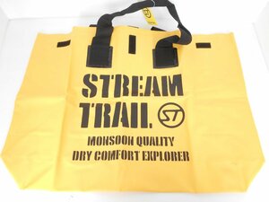 〇未使用 STREAM TRAIL アウトドア用 バッグパック＆キャリー ウェットトート L WET TOTE イエロー ストリームトレイル キャンプ