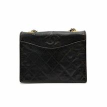 1円 CHANEL シャネル ココマーク フルフラップ リザード チェーン ショルダー バッグ D0841aN_画像2