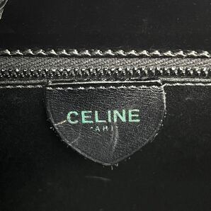 1円 良品 CELINE セリーヌ マカダム ブラゾン ボックス カーフ ミニ ハンド バッグ dD0341Hの画像8