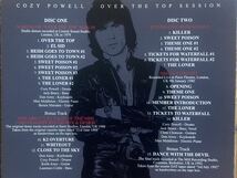 COZY POWELL コージーパウエル / OVER THE TOP SESSION 1979-1988 2CD_画像4