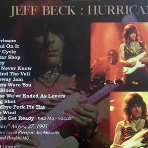 【 処分 】JEFF BECK ジェフベック / HURRICANE 1995 ベックよ永遠に 追悼盤の画像3