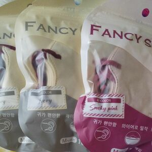 FANCY SHARP マスク　Mサイズ　スモーキーピンク　/ アイボリー　バイカラータイプ　計30枚まとめ