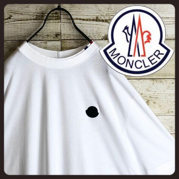 MONCLER モンクレール tシャツ ラバーロゴ 両面ロゴ入り 美品