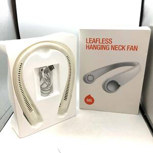 [ summer eyes front * necessities ]LEAFLESS HANGING NECK FAN neck fan neck cooler hands free neck .. electric fan M6