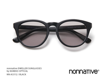 ◆ 中古 nonnative DWELLER SUNGLASSES by KANEKO OPTICAL NN-A3312 BLACK ◆ ノンネイティブ 金子眼鏡 サングラス カラーレンズ ブラック_画像1