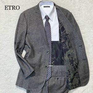 【未使用級】ETRO エトロ スーツ ペイズリー柄 MIXカラー 54 3XL