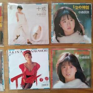 中森明菜 ジャケット違い 貴重 EP盤含む８枚セット 1/2の神話/TATTOO/少女A/MI・AMORE/TANGO NOIR/DESIRE/十戒の画像2