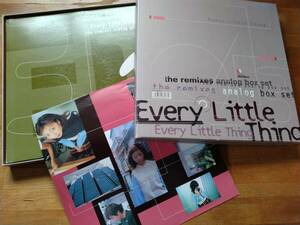 貴重盤 the remixes analog box set / Every Little Thing　12インチ・アナログ・レコード　和モノDJ　クラブ