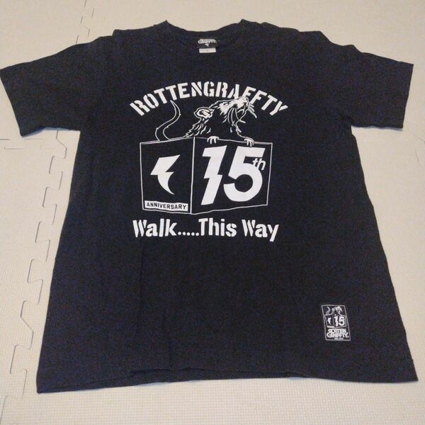 ROTTENGRAFFTY 15th TOUR Tシャツ　ロットングラフティー黒