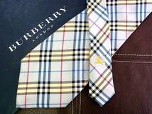 ●5-0279●在庫処分SALE●バーバリー【BURBERRY LONDON】ネクタイ●_画像1