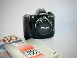 Nikon F80 オートフォーカス 一眼レフ カメラ 24mm 1:2.8 レンズ バッテリーパック MB-16 ニコン NIKKOR ニッコール 説明書 冊子