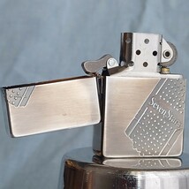 1111円～ ZIPPO 未使用 1935レプリカ Seven Stars セブンスター 箱有り 取説 日本たばこ産業 3バレル ジッポー オイルライター USA_画像6