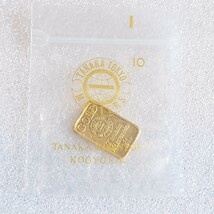 1111円～ 純金 インゴット 田中貴金属 24金 GOLD 5g 純金 ゴールドバー_画像4