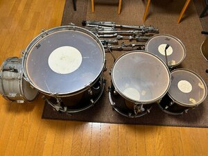 ジャンク品　Pearl ドラムセット Valencia Series ハードウェア＆ドラムスローン付