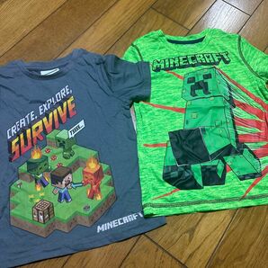 男の子　Minecraft マイクラ　半袖Tシャツ　100cm